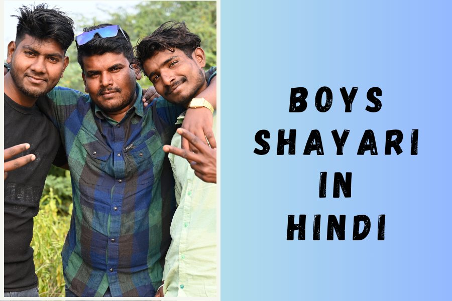 Boys shayari