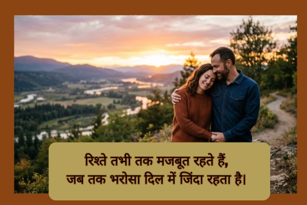 Rishte Bharosa Shayari