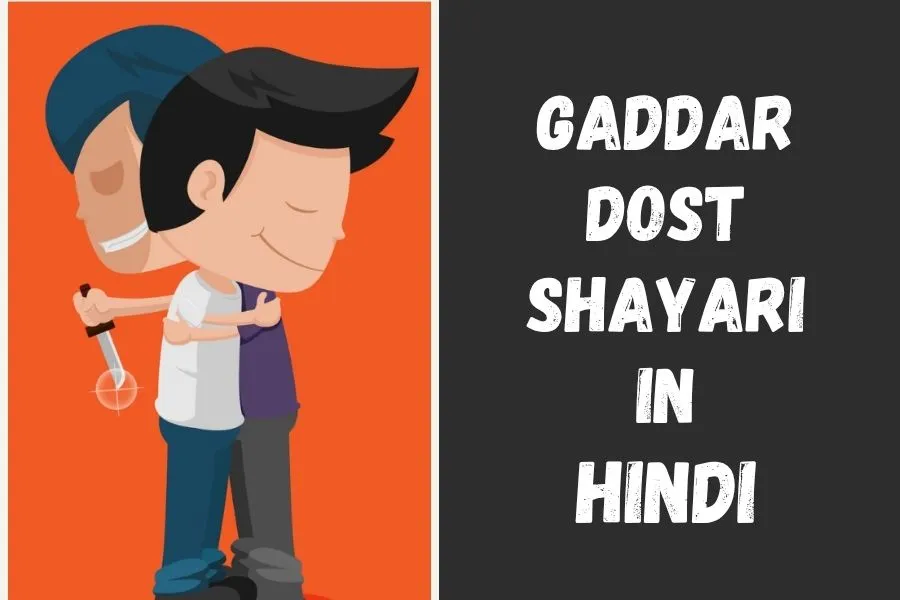 Gaddar Dost Shayari