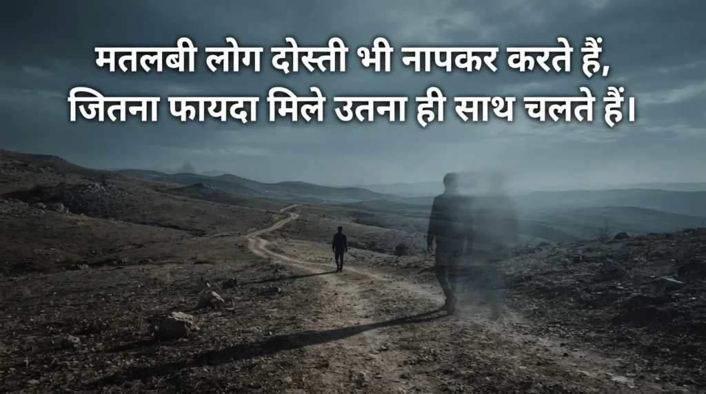 Matlabi Gaddar Dost Shayari
